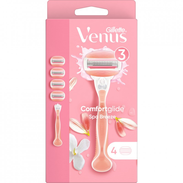Бритва Gillette Venus Comfortglide Spa Breeze із 4 змінними картриджами (7702018469727) - зображення 2