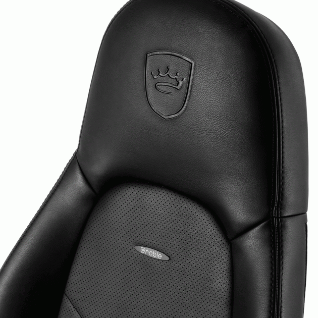Кресло для геймеров Noblechairs ICON Black экокожа Черный - Фото 2 Кресло для геймеров Noblechairs ICON Black экокожа Черный - изображение 2