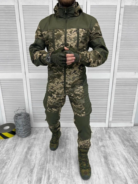 Костюм армейский тактический Горка Хаки Пиксель XL - изображение 1