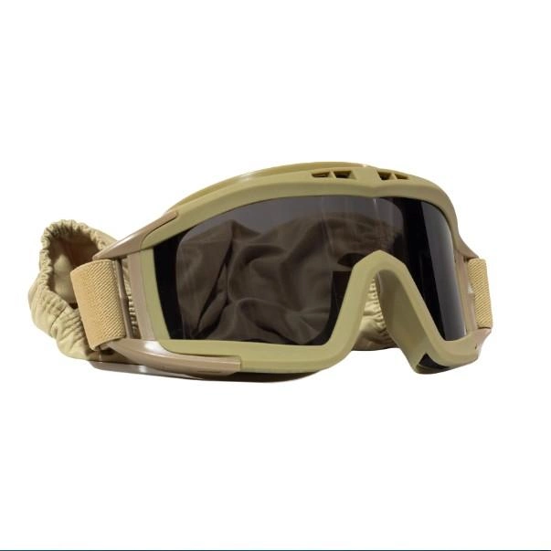 Защитные тактические очки-маска Daisy со сменными стеклами Coyote - изображение 2