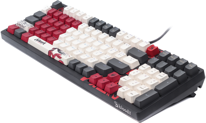 Клавиатура проводная A4Tech Bloody S98 Naraka BLMS USB Black/White/Red ...