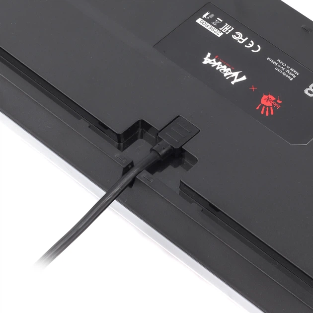 Клавіатура дротова A4Tech Bloody S98 Naraka BLMS USB Black/White