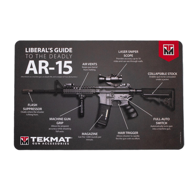 Килимок TekMat Liberal's Guide AR15 для чищення зброї 2000000117478 - зображення 1