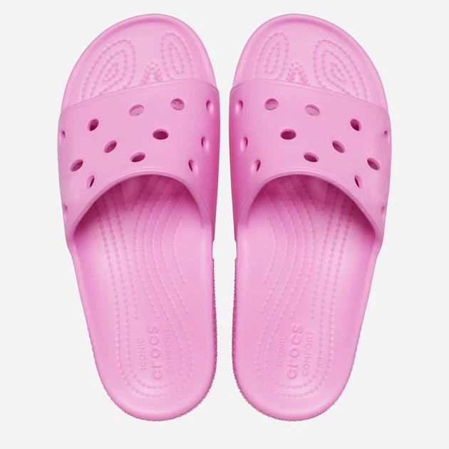 Klapki damskie Crocs CR206121-TAPK 37-38 (M5/W7) 23 cm Różowe (191448909106) - obraz 3