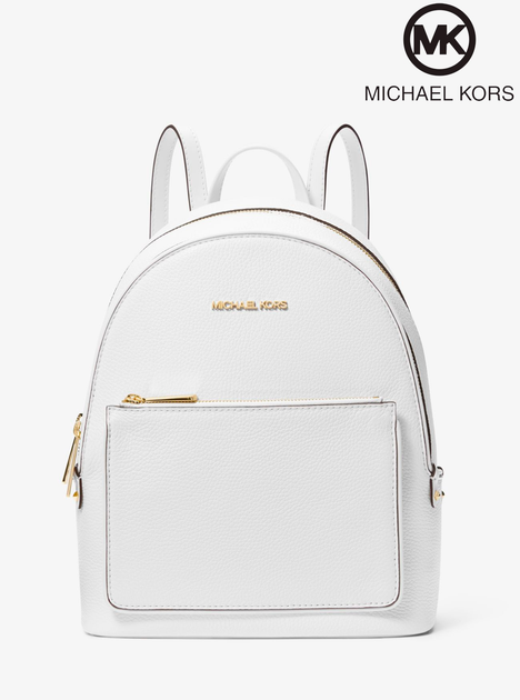 White cheap mk backpack