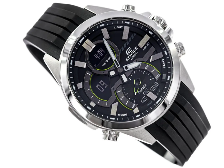 Наручные часы Casio ECB-30P-1AEF Черный - изображение 2