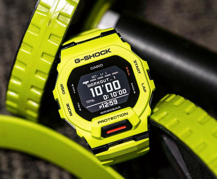 新品未開封☆CASIO カシオ SPEEDIA N6000シリーズ イエロー Наручные часы Casio GBD-200-9ER / Салатовый – купить онлайн на ROZETKA