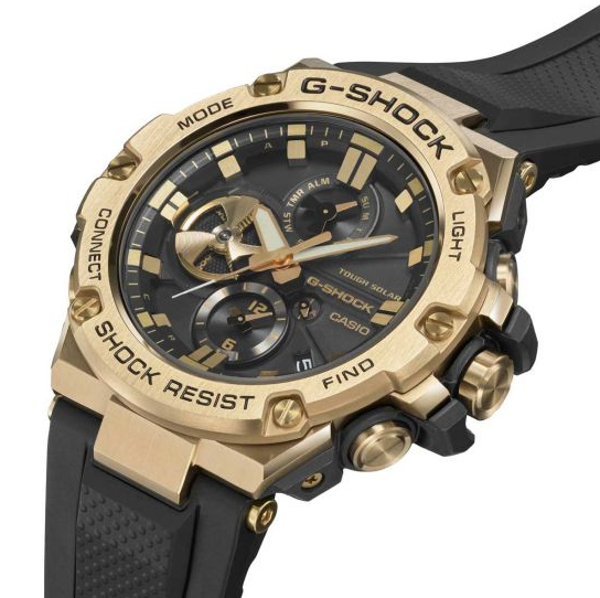 Наручные часы Casio GST-B100GB-1A9ER Золото\Черный нержавеющая