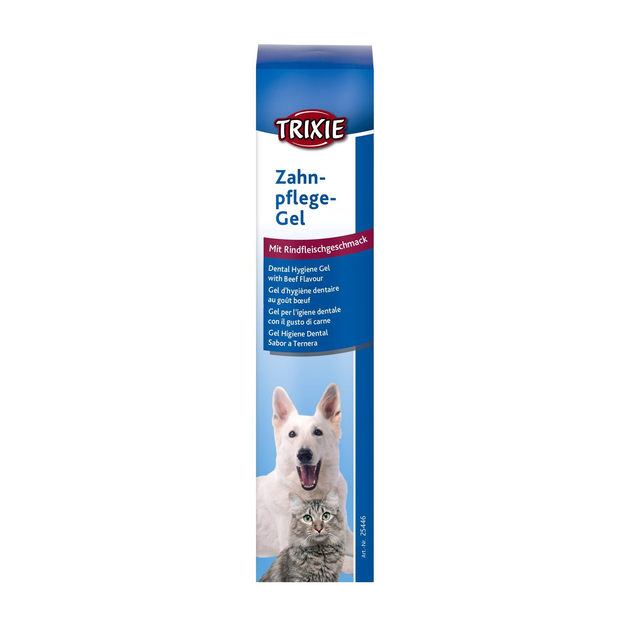 Зубной гель Trixie для собак со вкусом мяса 100г арт.25446 ...