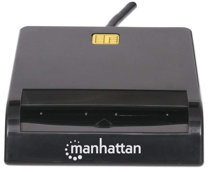 кардридер Manhattan Smart Card N USB 2.0 Black (102049) - зображення 1