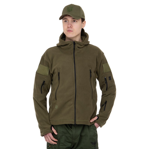 Куртка тактическая флисовая Zelart Tactical Scout Heroe 6004 размер 3XL (54-56) Olive - изображение 1