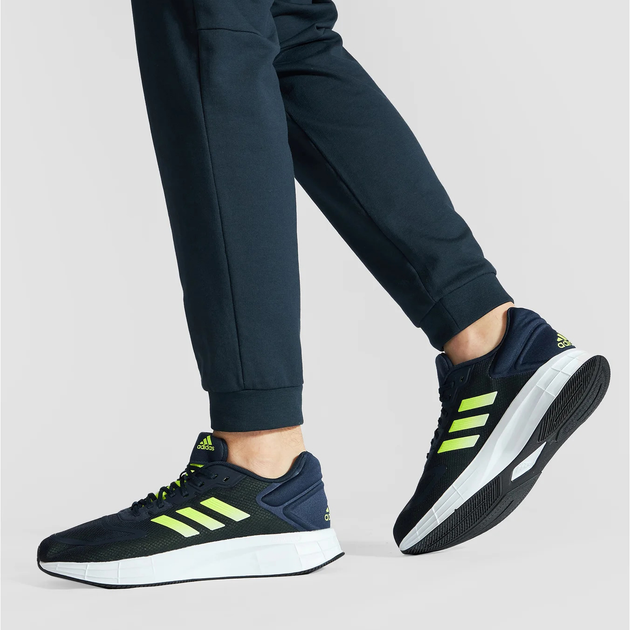 Чоловічі кросівки для бігу adidas Duramo 10 GW8337 46.5 (11.5UK) 30 см Сині (4065418361026) - зображення 10