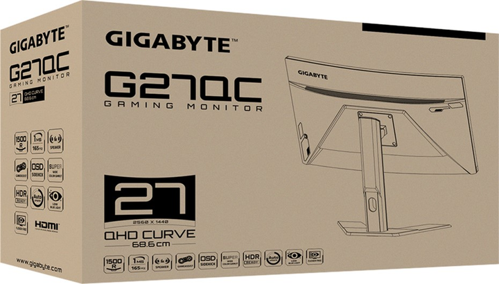 Monitor 27" Gigabyte G27QC A - obraz 8