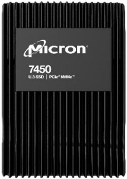 Dysk SSD Micron 7450 PRO 3.84TB U.3 NVMe PCIe 4.0 3D NAND (TLC) (MTFDKCC3T8TFR-1BC1ZABYYR) - obraz 1