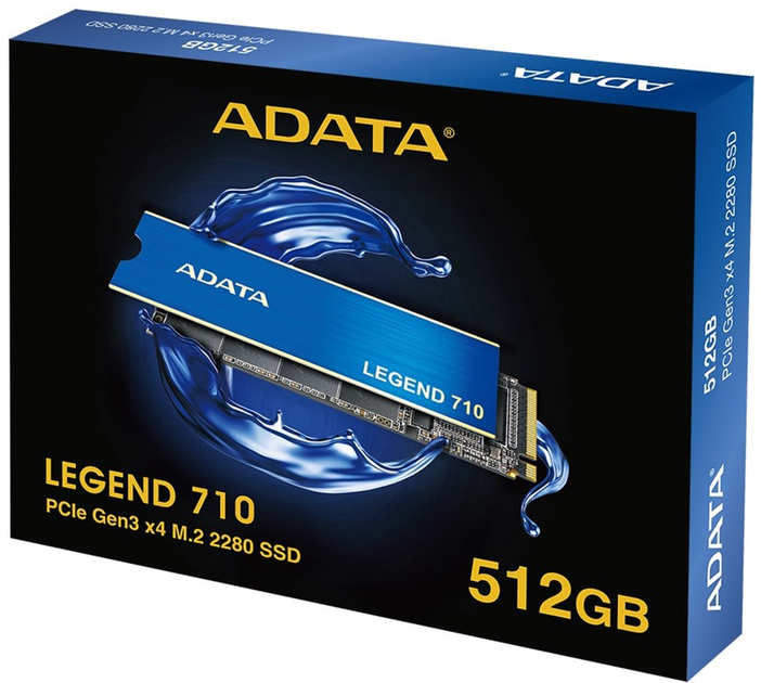 SSD диск ADATA LEGEND 710 512GB M.2 NVMe PCIe 3.0 3D NAND (ALEG-710-512GCS) - зображення 12