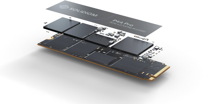 Dysk SSD Solidigm P44 Pro 1TB M.2 NVMe PCIe 4.0 3D NAND (SSDPFKKW010X7X1) - obraz 3