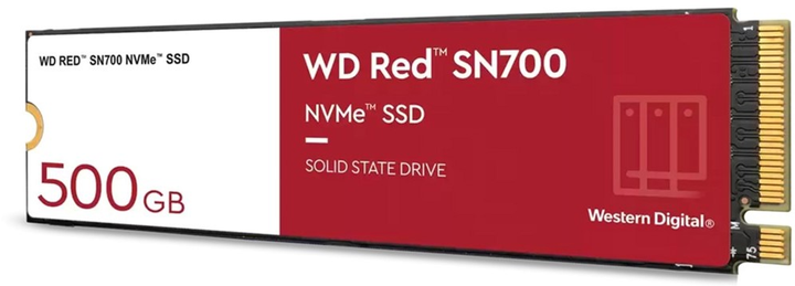 Dysk SSD Western Digital Red SN700 500 GB M.2 NVMe PCIe 3.0 3D NAND (TLC) (WDS500G1R0C) - obraz 2