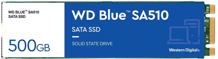 Dysk SSD Western Digital Blue 500 GB M.2 SATAIII TLC 3D (WDS500G3B0B) - obraz 1