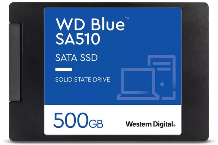 Western Digital Blue 500GB 2.5" SATAIII TLC 3D (WDS500G3B0A) - зображення 1