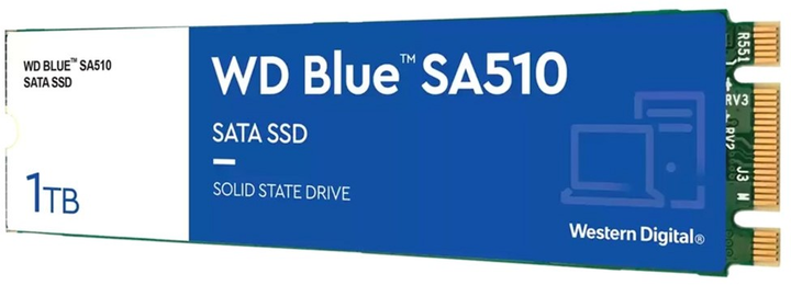 Western Digital Blue 1TB M.2 SATAIII TLC 3D (WDS100T3B0B) - зображення 2