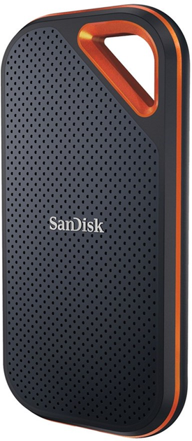 Dysk SSD SanDisk Extreme PRO 4TB 2.5" USB 3.2 Gen2 Type-C 3D NAND (TLC) Czarny/Pomaranczowy (SDSSDE81-4T00-G25) Zewnętrzny - obraz 2