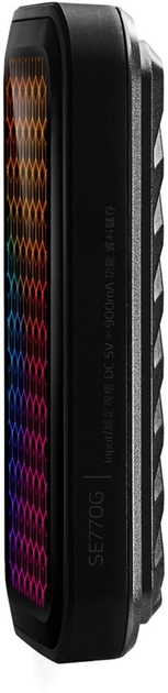 Dysk SSD ADATA SE770G 512GB 2.5" USB 3.2 Gen2 Type-C 3D NAND (TLC) Black (ASE770G-512GU32G2-CBK) External - obraz 4