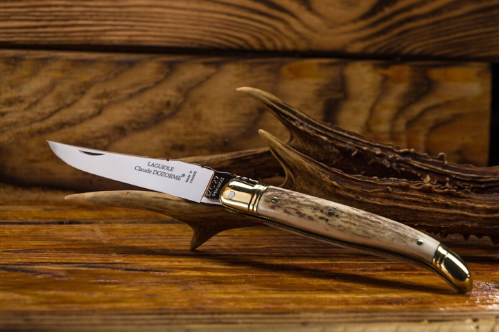 Нож карманный Claude Dozorme, Laguiole Classic, ручка из рога оленя (1.60.140.79) - изображение 2