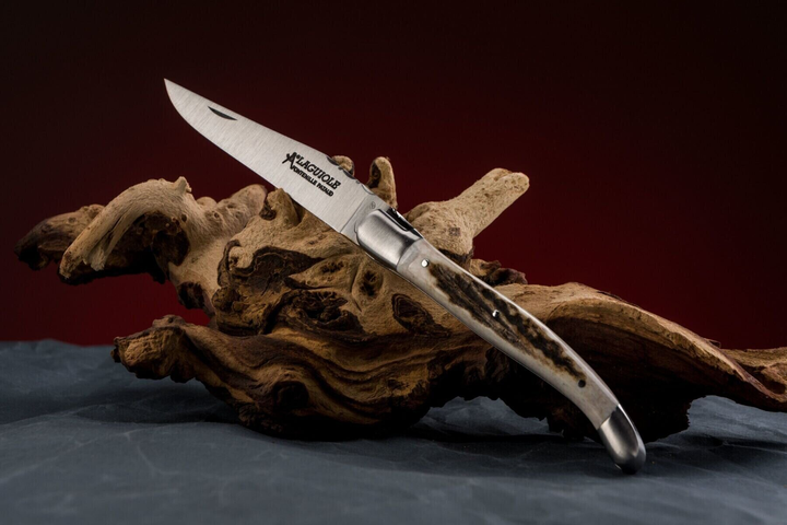 Нож карманный Fontenille Pataud, Laguiole Traditional, ручка из рога оленя (L12BC) - изображение 2