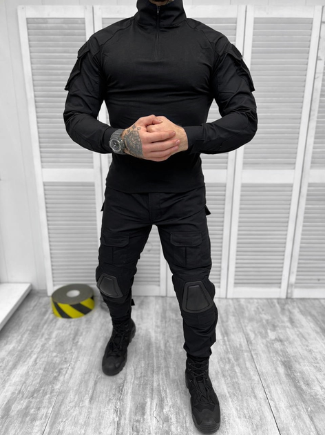 Тактический армейский костюм Black M - изображение 1