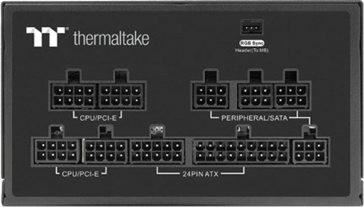 Zasilacz Thermaltake GF2 650 W 24-pin ATX ATX Czarny (PS-TPD-0650F3FAGE-2) - obraz 4