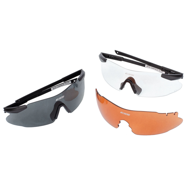 Окуляри ESS Ice 2X Tactical Eyeshields Kit Clear & Smoke & Hi-Def Copper Lens 2000000102382 - зображення 1