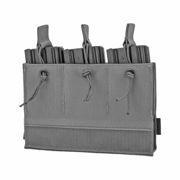 Магазинный подсумок Emerson Loop Panel Triple M4 Mag Pouch Серый 2000000095202 - изображение 2