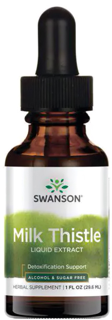 Swanson Milk Thistle Liquid Extract 29.6 ml (SW1171) - obraz 1