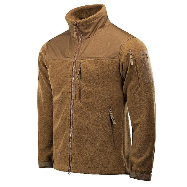 Тактична куртка флісова військова M-Tac Alpha Microfleece Gen.II Coyote Brown койот M TR_1191-1 - зображення 2