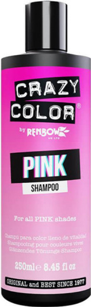 Акція на Шампунь для всіх відтінків рожевого Crazy Color Vibrant Pink Shampoo 250 мл від Rozetka