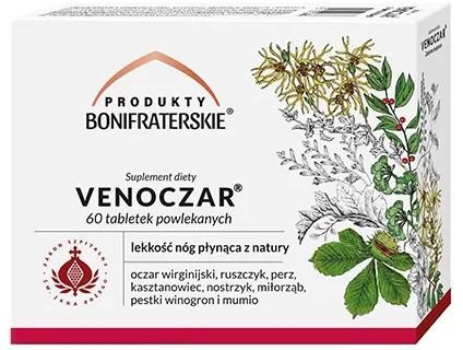 Вітаміни Venoczar 60 таблеток вкритих оболонкою, полегшення для ніг (BF0689) - зображення 1