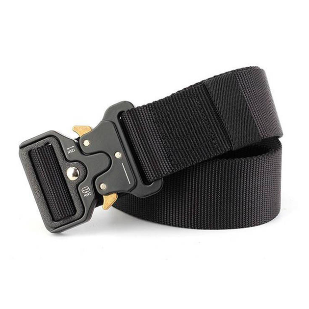 Мужской ремень Tactical Belt 145 см Черный - изображение 4