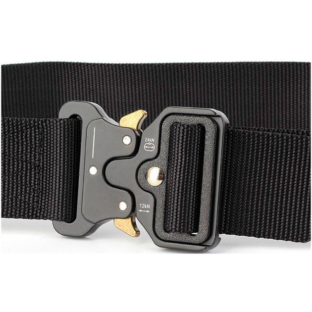Мужской ремень Tactical Belt 145 см Черный - изображение 7