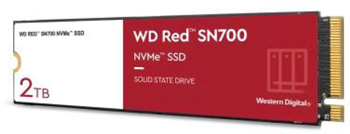 Dysk SSD Western Digital Red SN700 2 TB M.2 NVMe PCIe 3.0 3D NAND (TLC) (WDS200T1R0C) - obraz 2