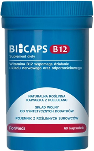 Witamina B12 Formeds Bicaps 60 k układ nerwowy (FO575) - obraz 1