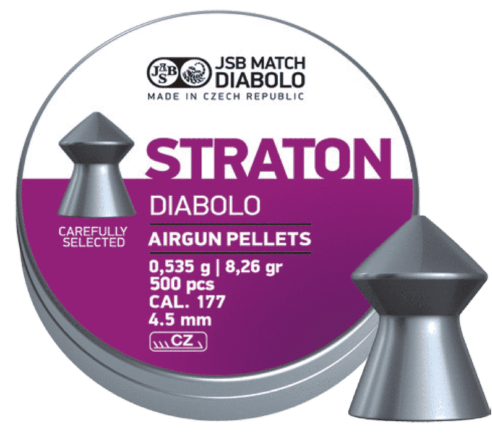 Кулі для пневматичних рушниць JSB Diabolo Straton 0 53 гр - зображення 1