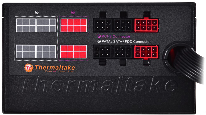 Zasilacz Thermaltake Smart SE 530 W ATX Czarny (PS-SPS-0530MPCGEU-1) - obraz 8