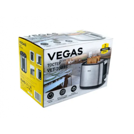 Тостер Vegas VET-2003S - Фото 11 Тостер Vegas VET-2003S - изображение 11
