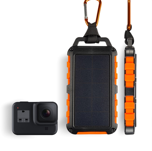 Powerbank solarny Xtorm XXR104 10000 mAh IPX4 Black/Orange - obraz 13