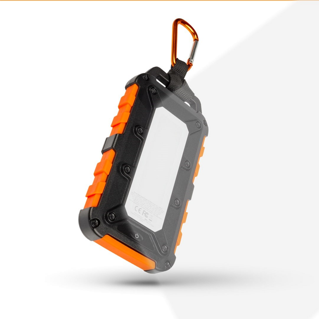 Powerbank solarny Xtorm XXR104 10000 mAh IPX4 Black/Orange - obraz 15