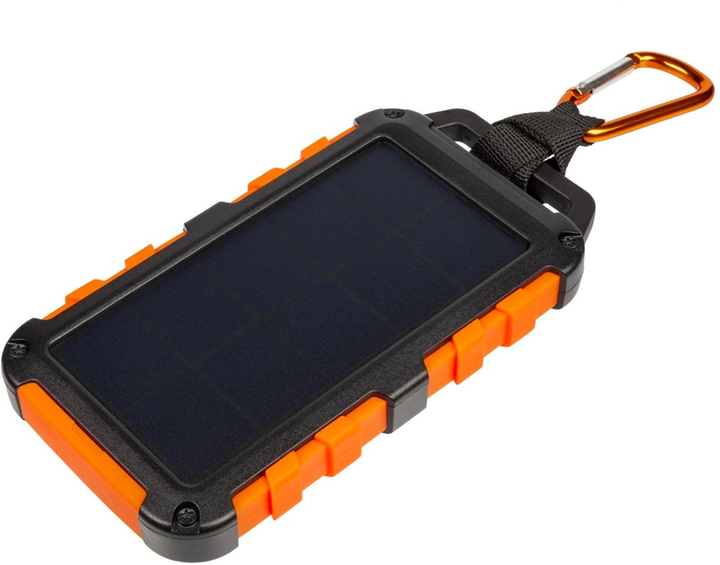 Powerbank solarny Xtorm XXR104 10000 mAh Solar IPX4 Black/Orange - obraz 1