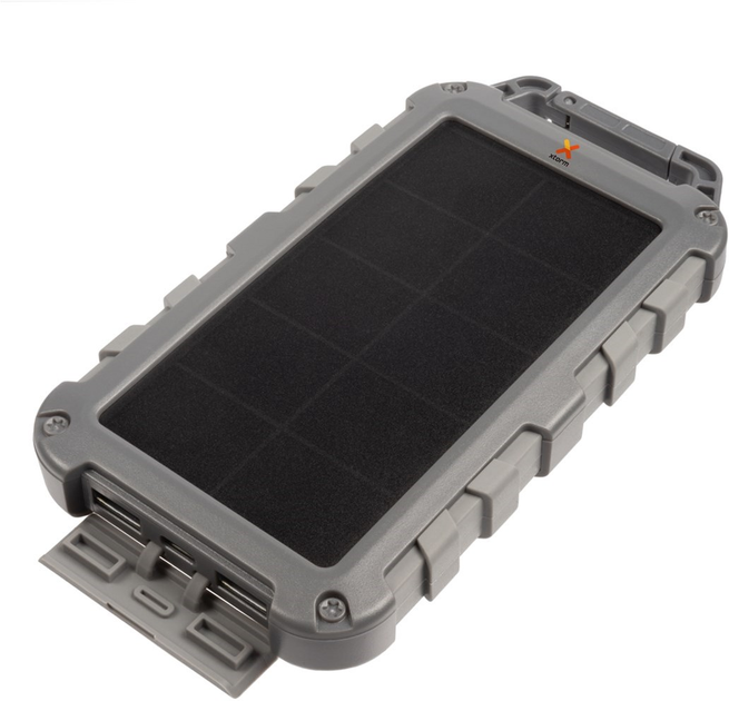 УМБ Xtorm Fuel XFS405 10000 mAh Solar IPX4 Gray - зображення 7