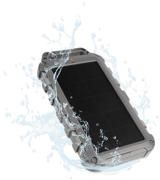 УМБ Xtorm Fuel XFS405 10000 mAh Solar IPX4 Gray - зображення 13