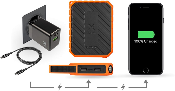 УМБ Xtorm Rugged XXR101 10000 mAh IP65 Gray - зображення 12