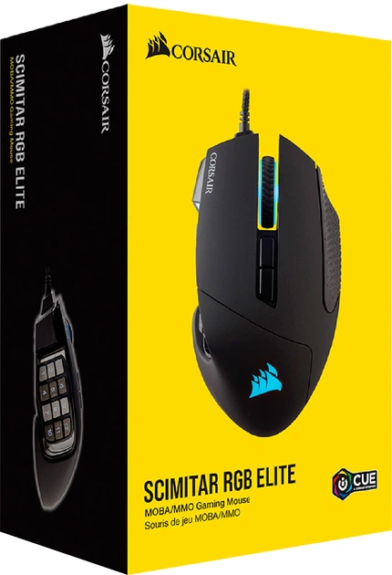 Мышь Corsair Scimitar RGB Elite USB Black (CH-9304211-EU) – фото